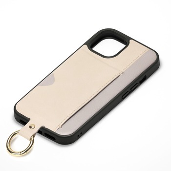 iPhone 13用 ポケット付 ハイブリッドタフケース PGA