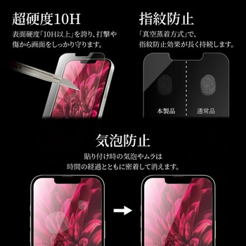 iPhone 14 Plus | iPhone 13 Pro Max ガラスフィルム「GLASS PREMIUM FILM」 ドラゴントレイルX  スタンダードサイズ スーパークリア LEPLUS