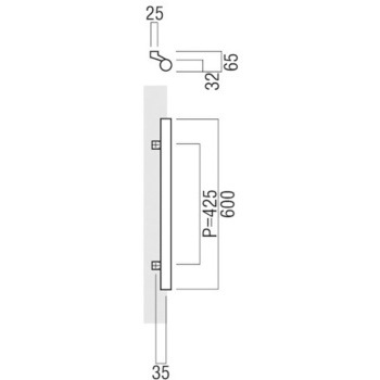 【オーダー】ドアハンドル 丸型 振り出しタイプ T52 UNION(ユニオン)
