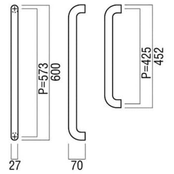 G500-01-023-L452-FIX ドアハンドル 瞬速取り付け機構フィクシス G500