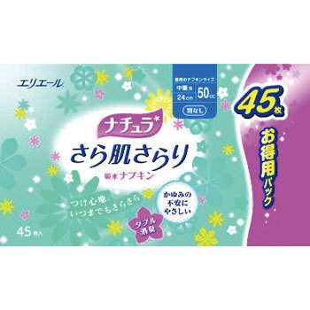 エリエール ナチュラ さら肌さらり 吸水ナプキン 大王製紙 尿とり ...