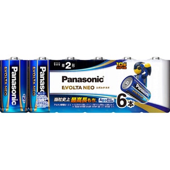 アルカリ乾電池 エボルタネオ 単2形 Panasonic(パナソニック)
