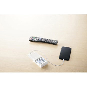 単3形・単4形ニッケル水素電池専用USB入出力付充電器 Panasonic(パナソニック)