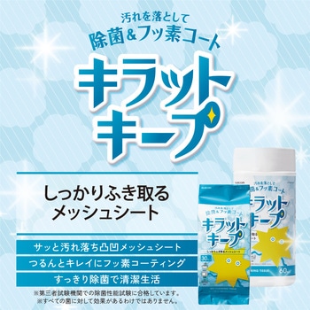 ウェットティッシュ フッ素入り 除菌 アルコール メッシュ 水回り キッチン 洗面台 浴室 テーブル クリーナー エレコム