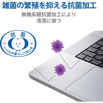 保護フィルム MacBook Pro 16インチ (2021年モデル) トラックパッド パームレスト プロテクターフィルム エレコム
