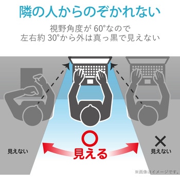 液晶保護フィルム MacBook Pro 14インチ (2021年モデル) のぞき見防止 プライバシーフィルター エレコム