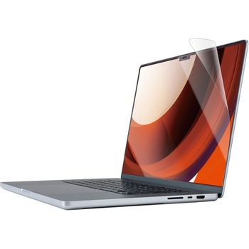 液晶保護フィルム MacBook Pro 16インチ (2021年モデル) 高光沢 指紋防止 抗菌 フィルター エレコム