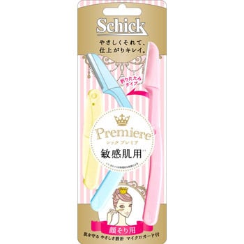 プレミア敏感肌用折りたたみタイプLディスポ(3本入) 1個(3本) Schick