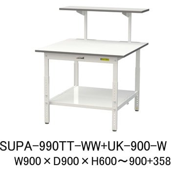 SUPA-990TT-WW+UK-900-W �y�ʍ�Ƒ�/�ω׏d150kg_����������_�ˑ�t_�S�ʒI�t_���[�N�e�[�u��150�V���[�Y_�ሳ�����~���V�� �R���H�� 75711365