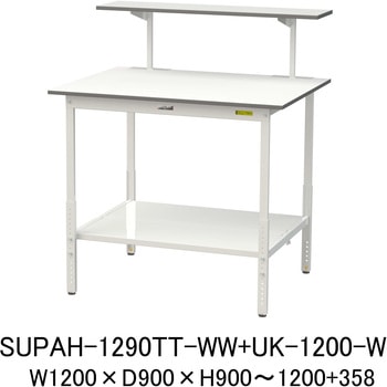 SUPAH-1290TT-WW+UK-1200-W �y�ʍ�Ƒ�/�ω׏d150kg_����������_�ˑ�t_�S�ʒI�t_���[�N�e�[�u��150�V���[�Y_�ሳ�����~���V�� �R���H�� 75711381