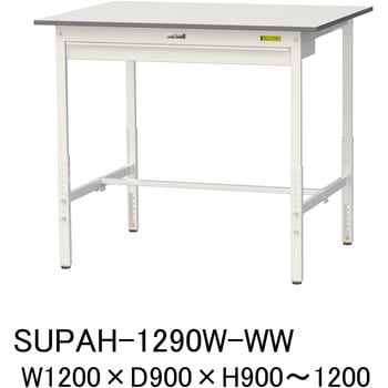 SUPAH-1290W-WW �y�ʍ�Ƒ�/�ω׏d150kg_����������_���C�h�����o���t_���[�N�e�[�u��150�V���[�Y_�ሳ�����~���V�� �R���H�� 75711530