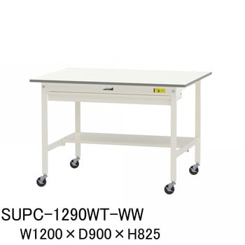 SUPC-1290WT-WW �y�ʍ�Ƒ�/�ω׏d128kg_�ړ���_���C�h�����o���t_���ʒI�t_���[�N�e�[�u��150�V���[�Y_�ሳ�����~���V�� �R���H�� 75711785