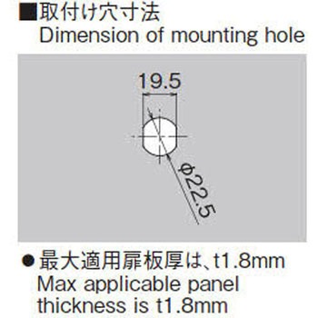 封印付ロックハンドル ホシモト