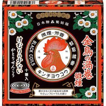 金鳥の渦巻き 微煙 金鳥 Kincho 蚊取り線香 通販モノタロウ