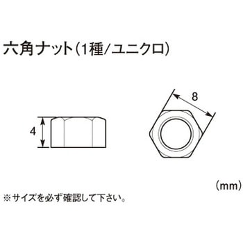 六角ナット(1種) K-CON(キタコ)