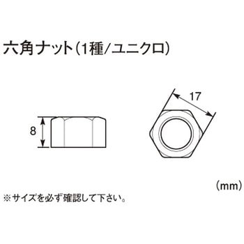 六角ナット(1種) K-CON(キタコ)
