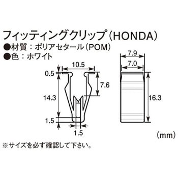 フィッティングクリップ K-CON(キタコ)