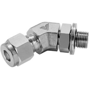 ニューV-Lok継手 45°エルボハーフユニオン(UNF)(インチ) フジキン