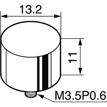 Φ13.2丸ボタン(M12ブッシング用) NKKスイッチズ(日本開閉器)