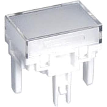 長角形照光ボタン(LB・超高輝度LED用)(輝度レベル1) NKKスイッチズ(日本開閉器)