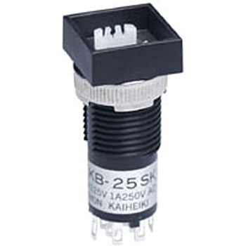 KB-25SKS1 �ƌ������{�^���X�C�b�`(�X�C�b�`�{�̂̂�) KB�V���[�Y NKK�X�C�b�`�Y(��:���{�J��) 75799744