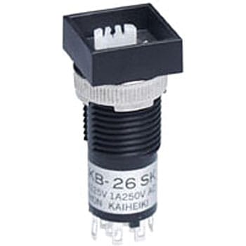 KB-26SKS1 �ƌ������{�^���X�C�b�`(�X�C�b�`�{�̂̂�) KB�V���[�Y NKK�X�C�b�`�Y(��:���{�J��) 75799762