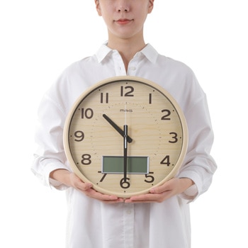 MAGデジアナ電波掛時計 ゴーフル MAG(ノア精密)