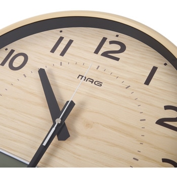 MAGデジアナ電波掛時計 ゴーフル MAG(ノア精密)