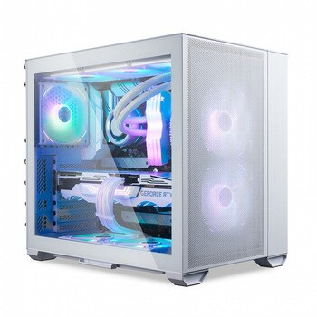 O11 AIR MINI WHITE ミドルタワーPCケース 【E-ATX/ATX/Micro ATX/Mini