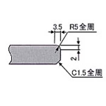 オイレス工業 ＃２０００ウェアプレート板厚１０ｍｍ（２穴タイプ