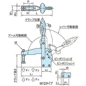 セーフティロック付トグルクランプ イマオコーポレーション