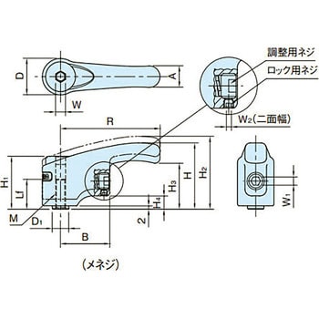 ATCL10-BK トルクコントロールレバー 1個 イマオコーポレーション