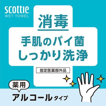 スコッティ ウェットティッシュ 日本製紙クレシア