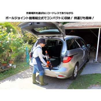 24Vコードレス高枝電動チェーンソー (24V2.0Ahリチウム残量ケージ付バッテリー充電式/OREGON製チェーン刃搭載) YARD FORCE