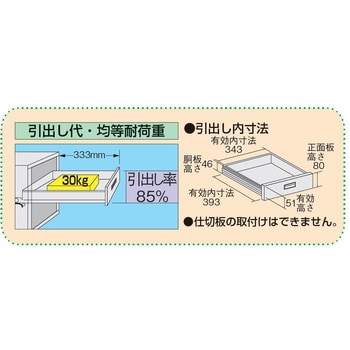 軽量作業台(KK/350kg/抗菌・抗ウイルスサカエリューム天板/H740/引出付