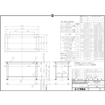 TKK8-157VPG 軽量高さ調整作業台(TKK8/200kg/抗菌・抗ウイルス