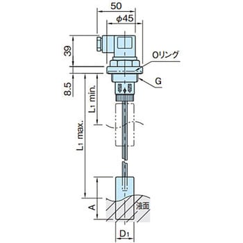 LF-250E レベルインジケーター(フロート式センサー仕様) 1個 イマオ