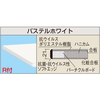 ニューCSスーパーワゴン(CSWA/ゴム車/抗菌・抗ウイルス天板付) サカエ