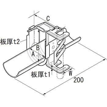 空調冷媒配管用金具SCキープハンガー