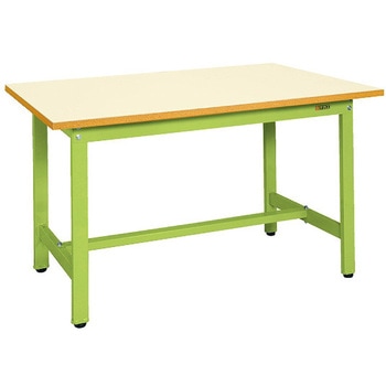 軽量作業台(KSタイプ/耐荷重300kg/ポリエステル天板/H740/固定式) サカエ