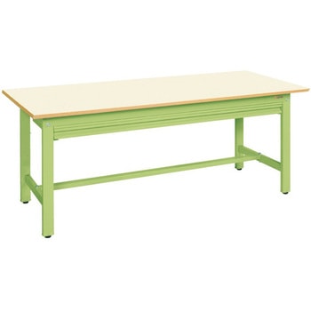 軽量作業台(KK/耐荷重350kg/ポリエステル天板/全面引出し付/H740/固定式) サカエ