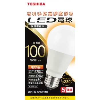 LED電球 全方向100W相当 東芝