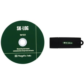 SK-LOG-D 測定器通信統合ソフト 新潟精機(SK) 1個 SK-LOG-D - 【通販