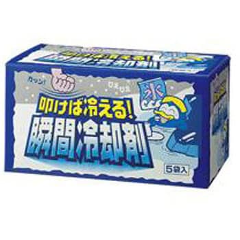 叩けば冷える瞬間冷却剤 5パック入り 1箱(5個) 扶桑化学 【通販