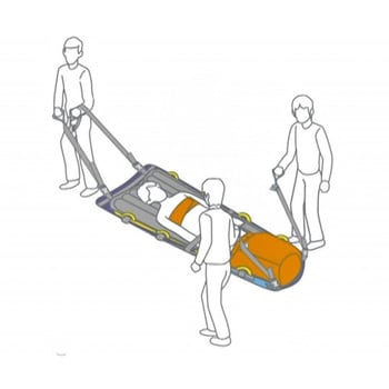 ECSTRETCHERS エアバッグ式担架 スライド板付 無限電光 1式