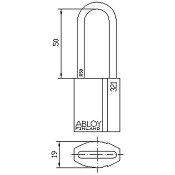 南京錠 PL321 ABLOY(アブロイ)