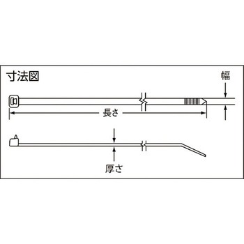 ナイロン結束バンド(耐候性タイプ) PANDUIT(パンドウイット)