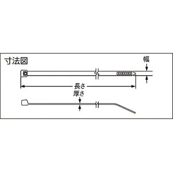 ナイロン結束バンド(耐候性タイプ) PANDUIT(パンドウイット)