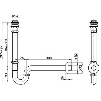 H750-MDP-32 アフレナシPトラップ 1個 SANEI 【通販サイトMonotaRO】