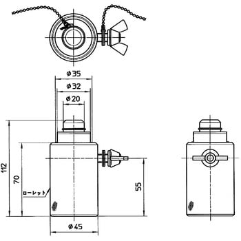 R831-13 巻ベンリーカンツバ出し機 1個 SANEI 【通販モノタロウ】